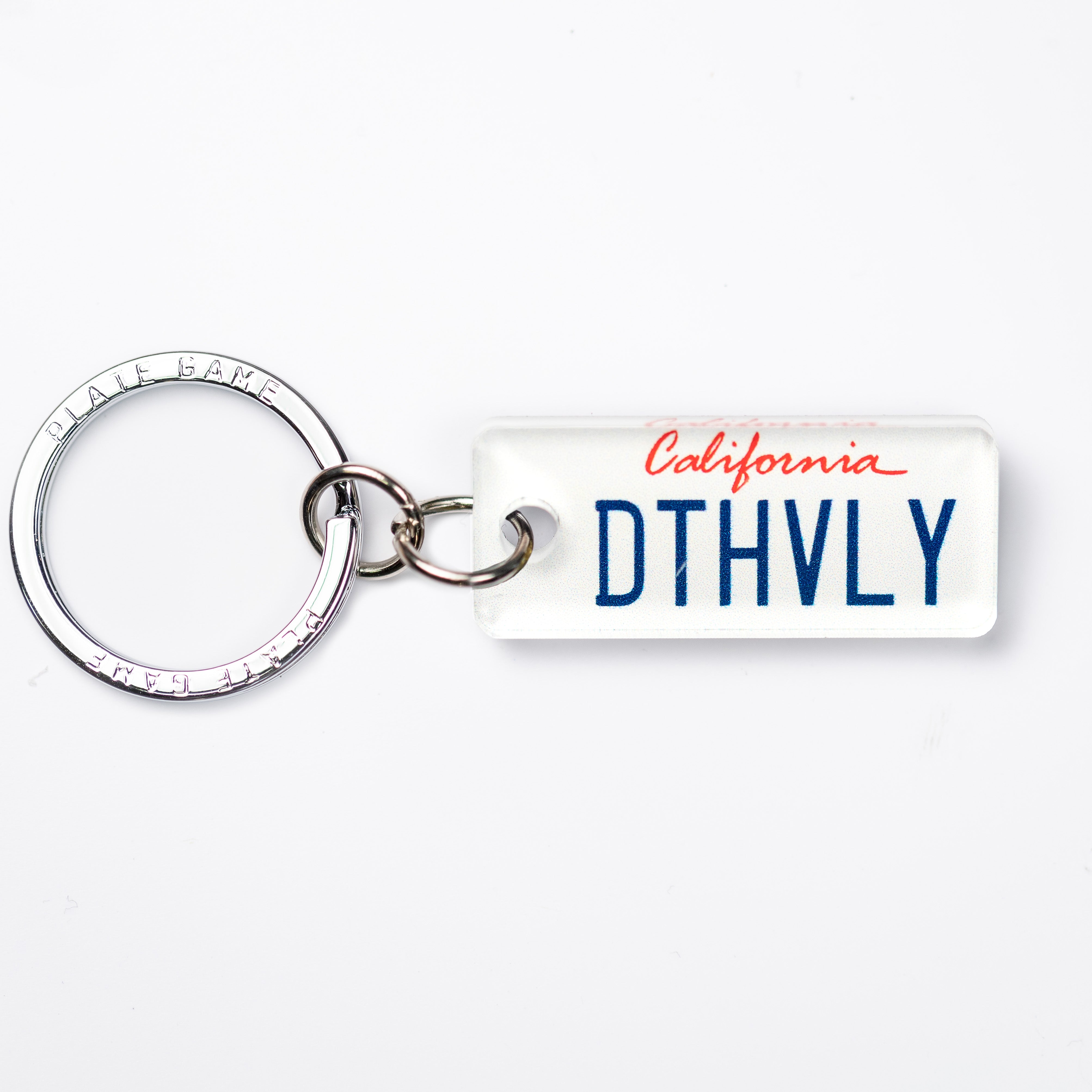 license plate keychain –